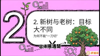 第3节：【春肥策略】开春底肥：新树&ldquo;扩版图&rdquo;，老树&ldquo;点引擎&rdquo;，课程：《柑橘底肥&ldquo;翻身账&rdquo;：从改土到高产的实战全书》