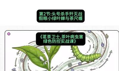 第02节：头号杀手歼灭战&mdash;&mdash;假眼小绿叶蝉与茶尺蠖，课程：《茗茶卫士&mdash;&mdash;茶叶病虫害绿色防控实战课》#识农AI