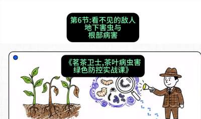 第06节：看不见的敌人&mdash;&mdash;地下害虫与根部病害，课程：《茗茶卫士&mdash;&mdash;茶叶病虫害绿色防控实战课》#识农AI