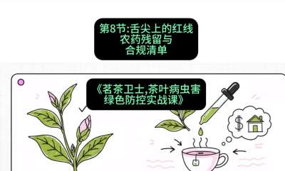 第08节：舌尖上的红线&mdash;&mdash;农药残留与合规清单，课程：《茗茶卫士&mdash;&mdash;茶叶病虫害绿色防控实战课》#识农AI