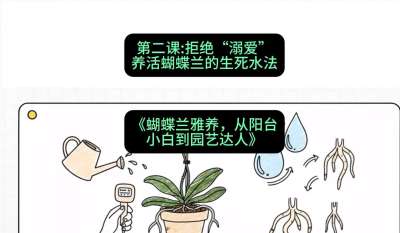 第二节：拒绝&ldquo;溺爱&rdquo;：养活蝴蝶兰的生死水法，课程：《蝴蝶兰雅养六讲：从阳台小白到园艺达人》#识农AI
